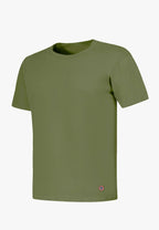 T-Shirt À Manches Courtes Formidable En Coton - Kaki Véronèse