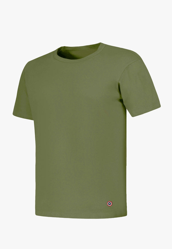 Kurzarm-T-Shirt Formidable aus Baumwolle - Kaki Véronèse