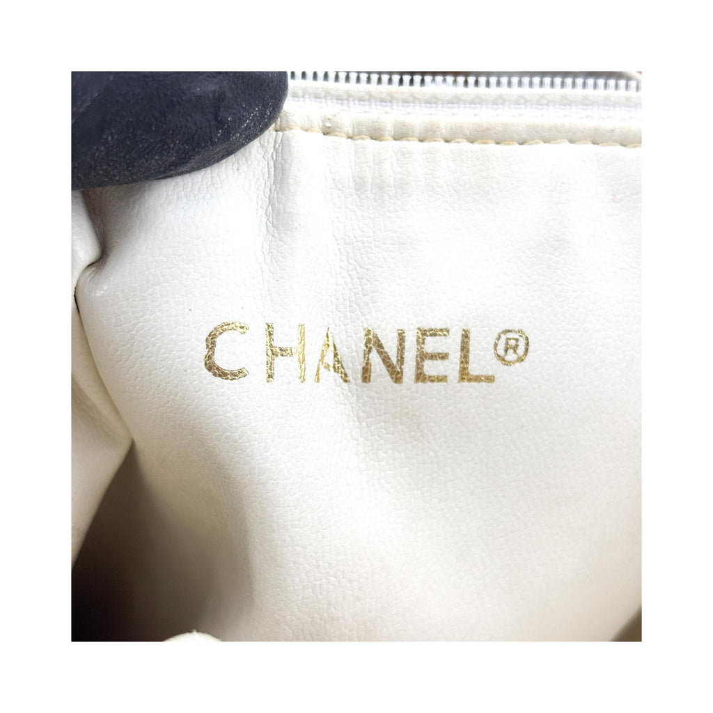 Chanel - Axelremsväska Miss Mademoiselle Shoulderbag Toile - Beige