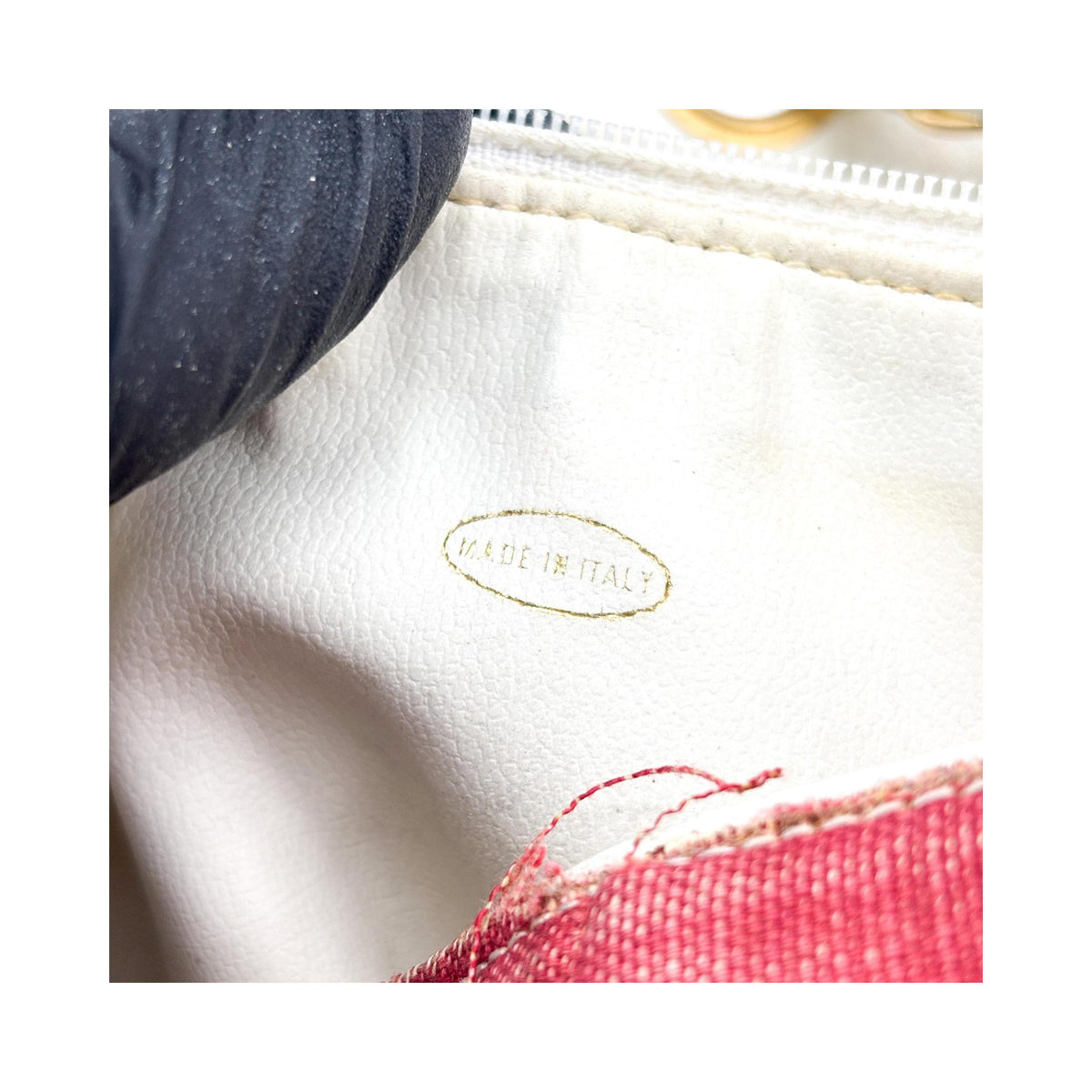 Chanel - Axelremsväska Miss Mademoiselle Shoulderbag Toile - Beige