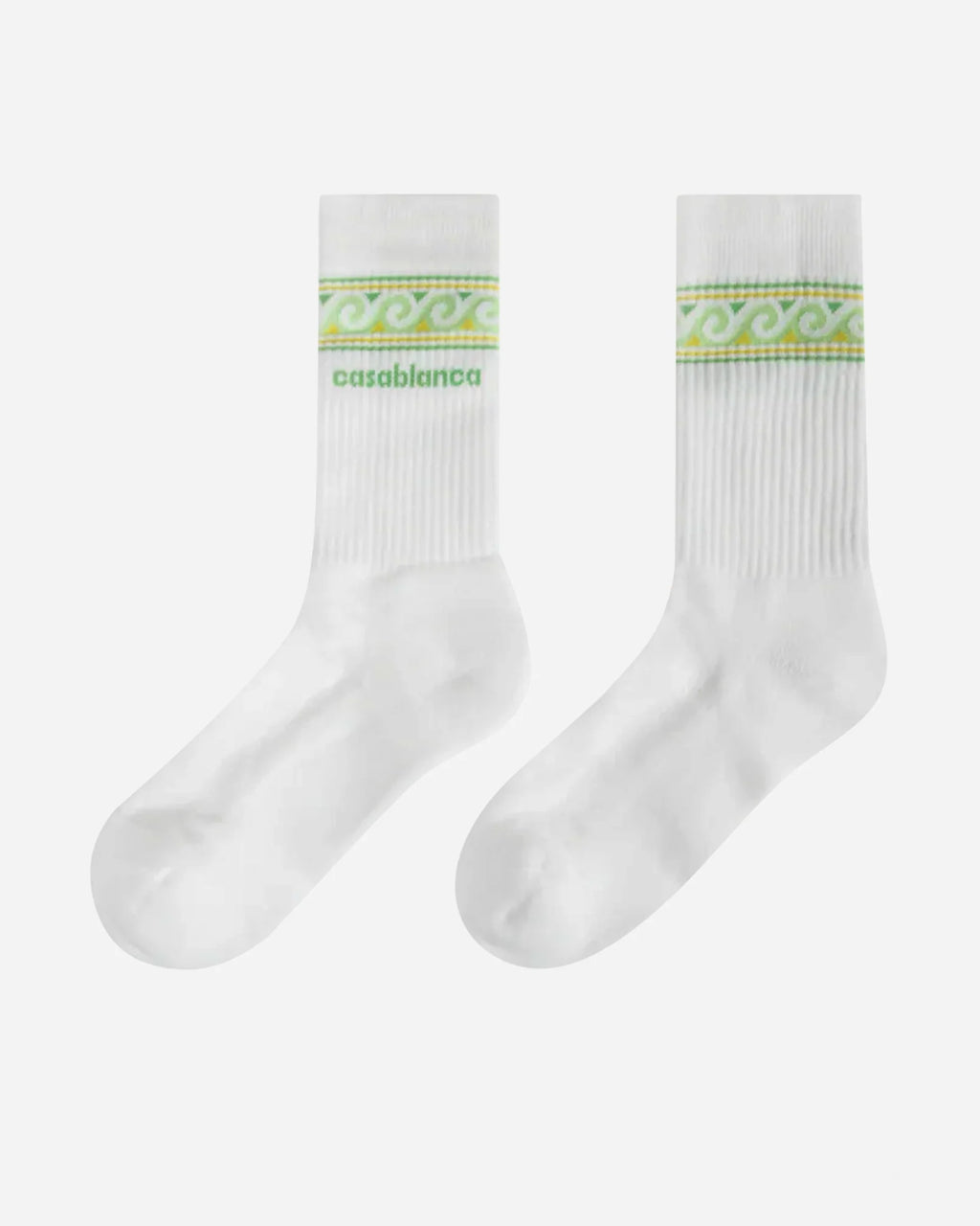 Casablanca - Chaussettes De Sport En Maille Wave