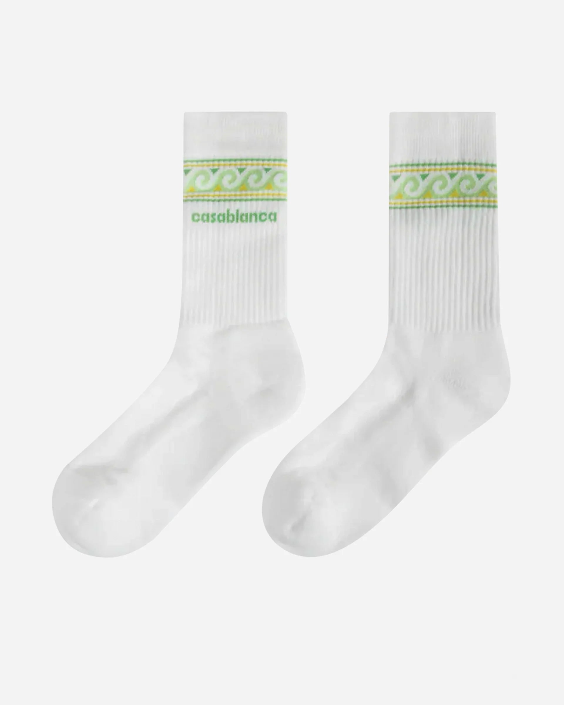 Casablanca - Chaussettes De Sport En Maille Wave