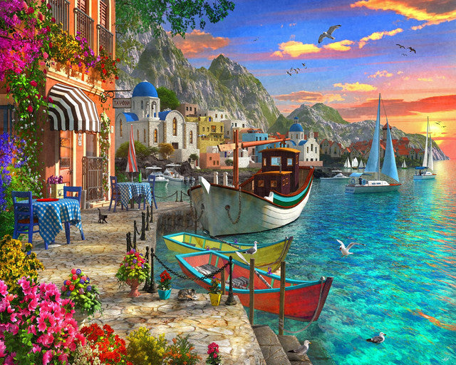 Peinture Par Numéros - Port Fleuri