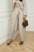 Pantalones - Beige