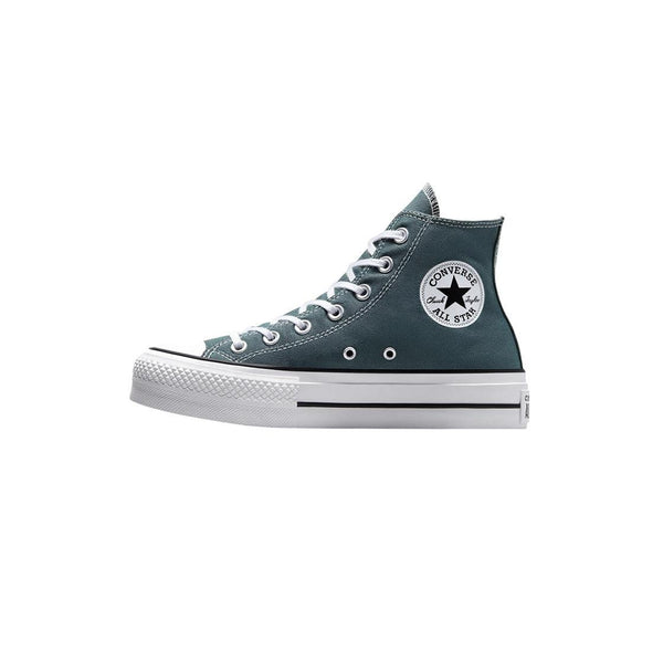 Baskets Femme Converse Hi All Star Lift - Vert Bouteille, Vert