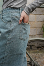 Romeo Blue Leopard Jeans