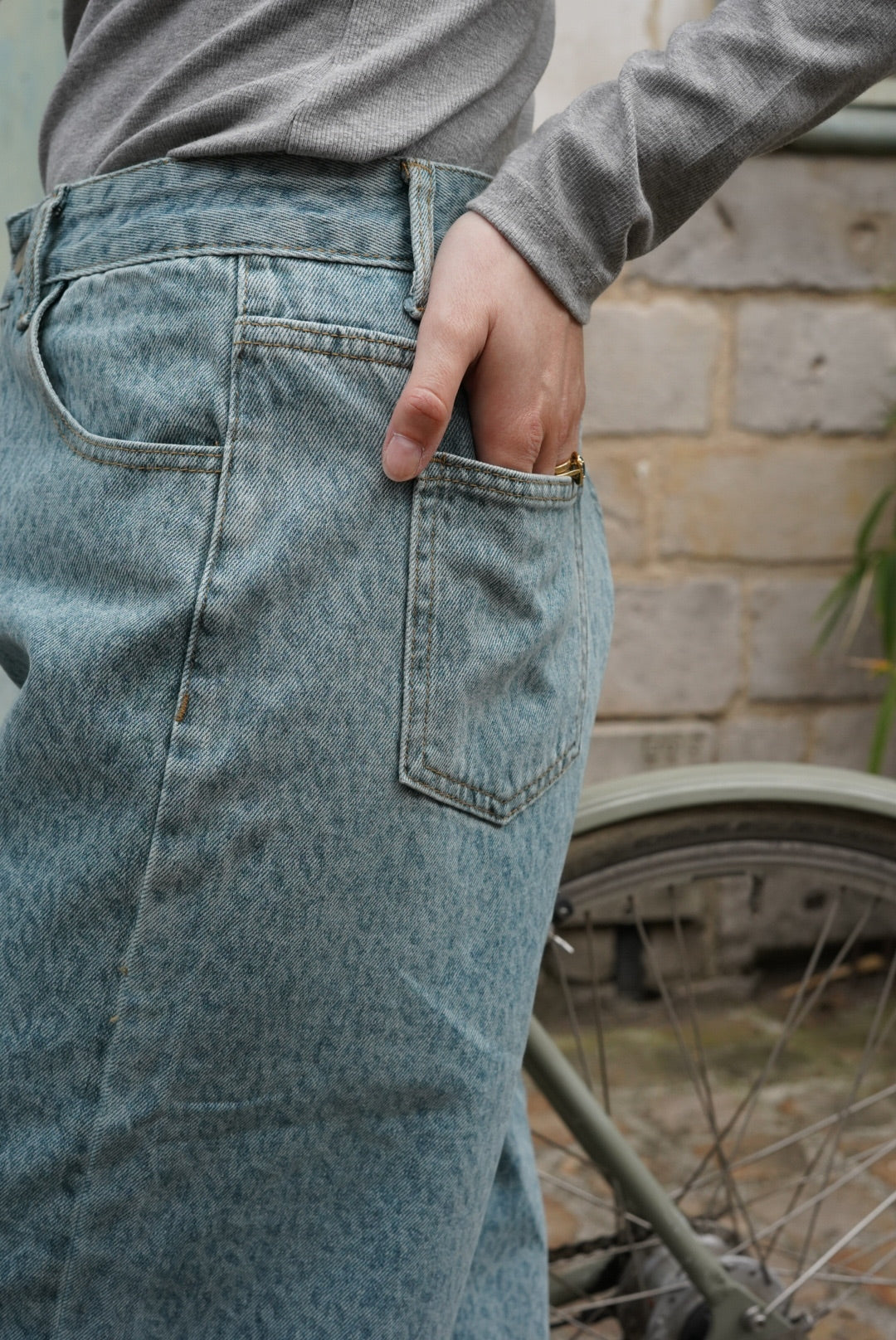 Romeo Blue Leopard Jeans