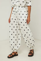 Cotton Trousers - White