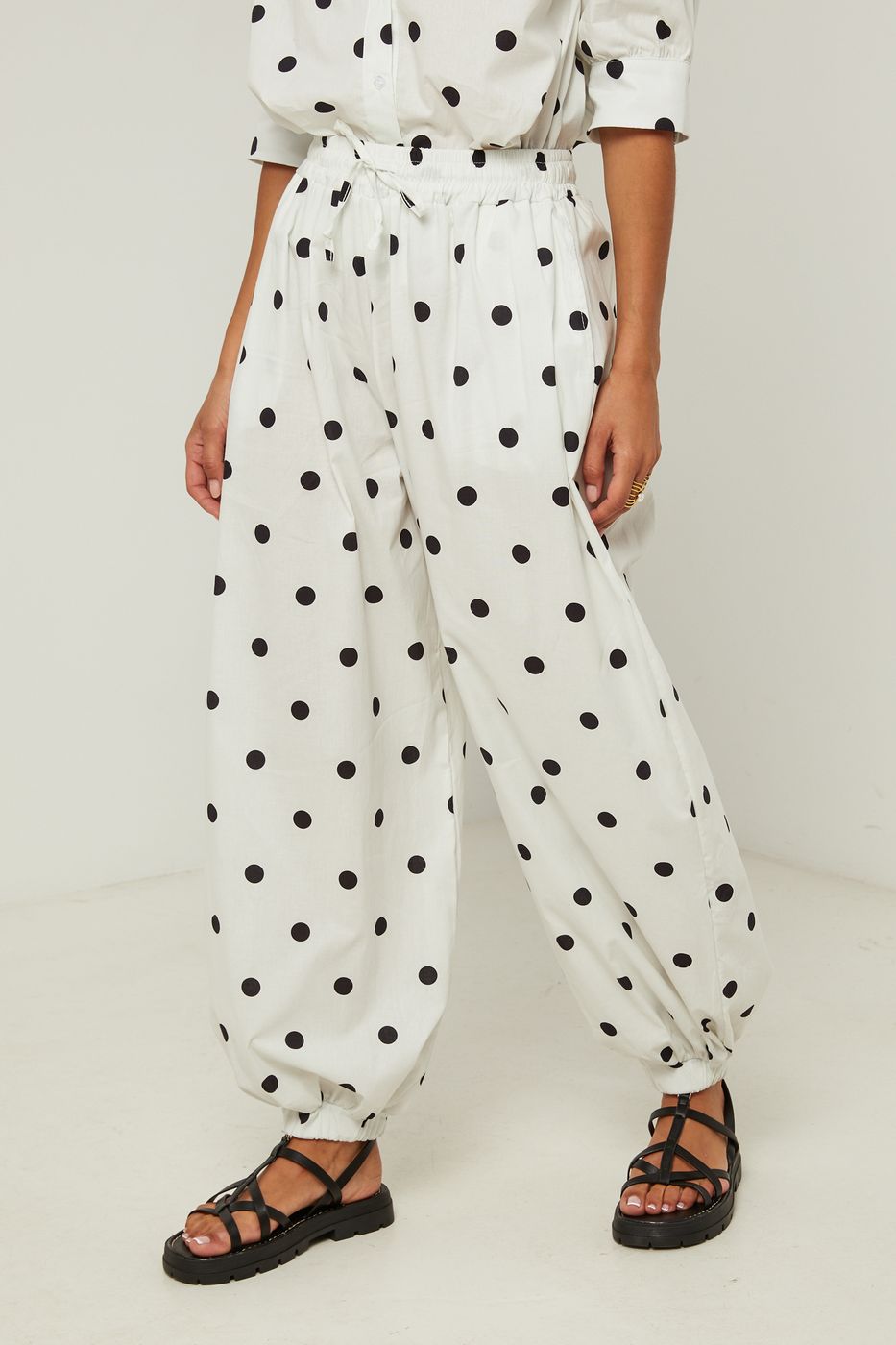 Cotton Trousers - White