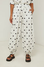 Cotton Trousers - White
