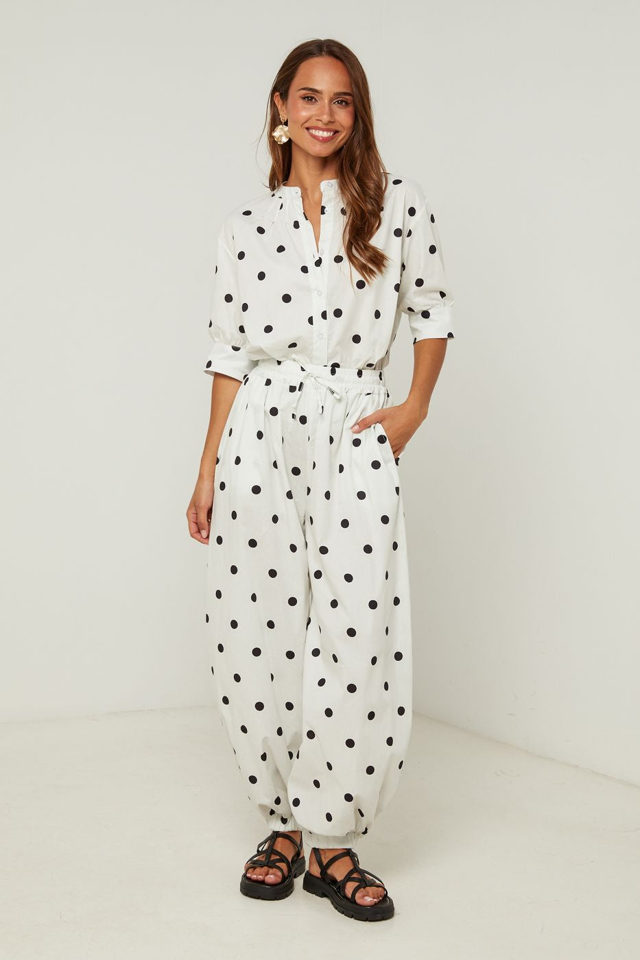 Cotton Trousers - White