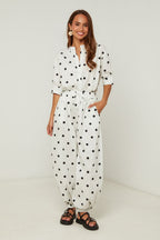 Cotton Trousers - White