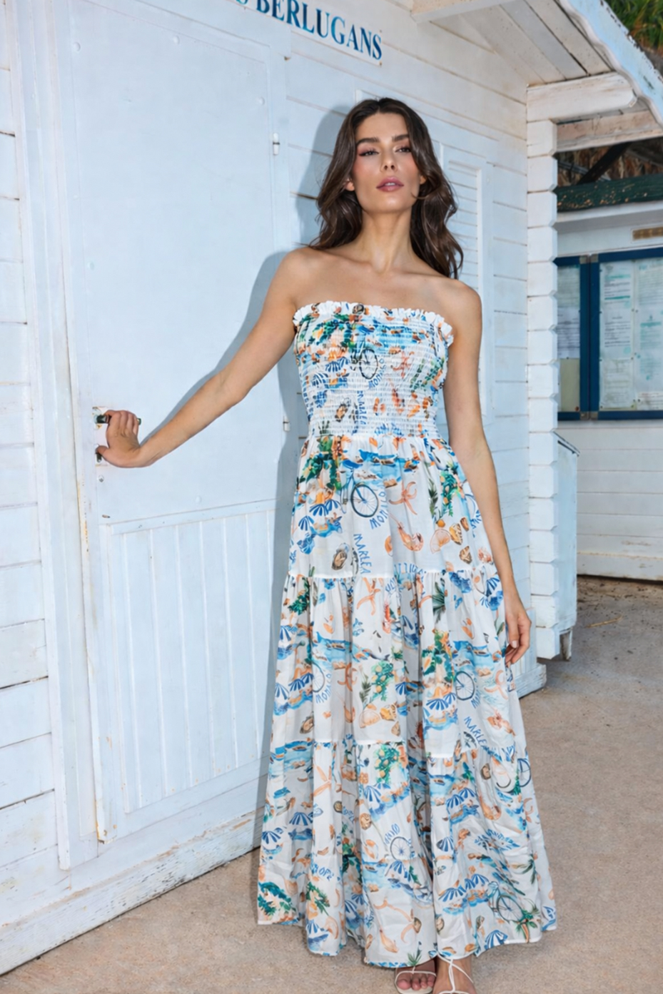 Tisha Dress - French Riviera