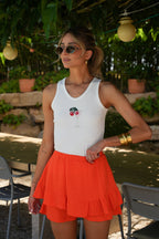 Yara Sequin Top - White