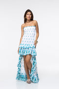 Vestido Livi - Aqua Pineapple