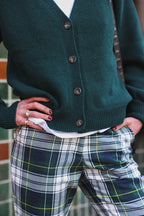 Alphonse Bottle Green Cardigan
