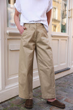 Pantalon Louis Barrel Beige