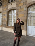 Vestido Victoire leopardo