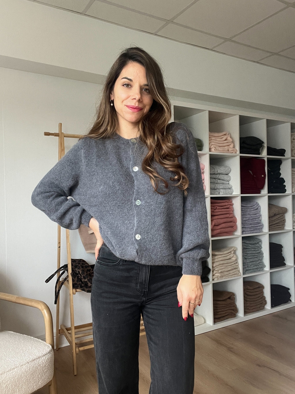 Grey Léonie Wool Knit