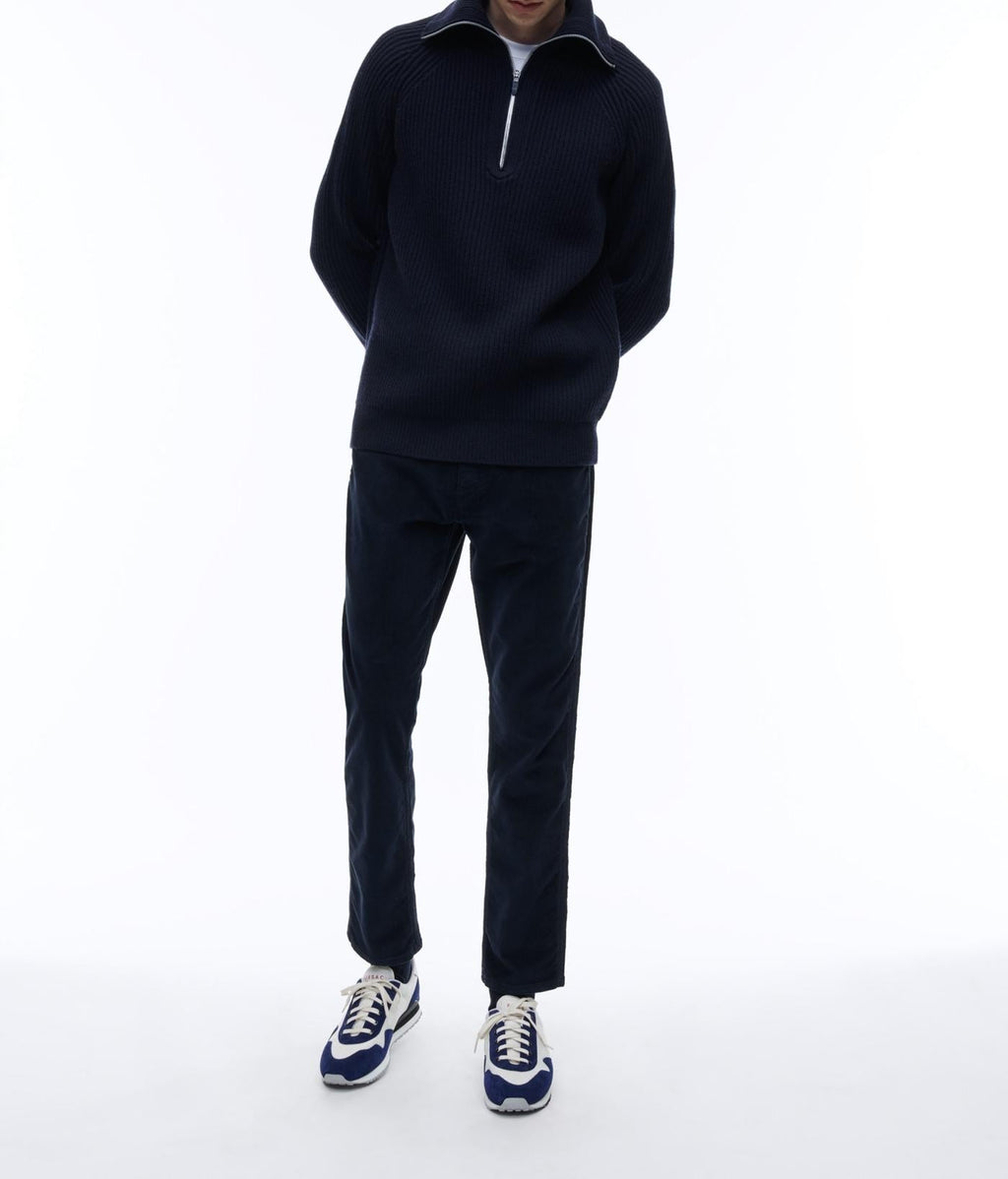 Fursac - Pull En Laine Mérinos - Marine - Homme