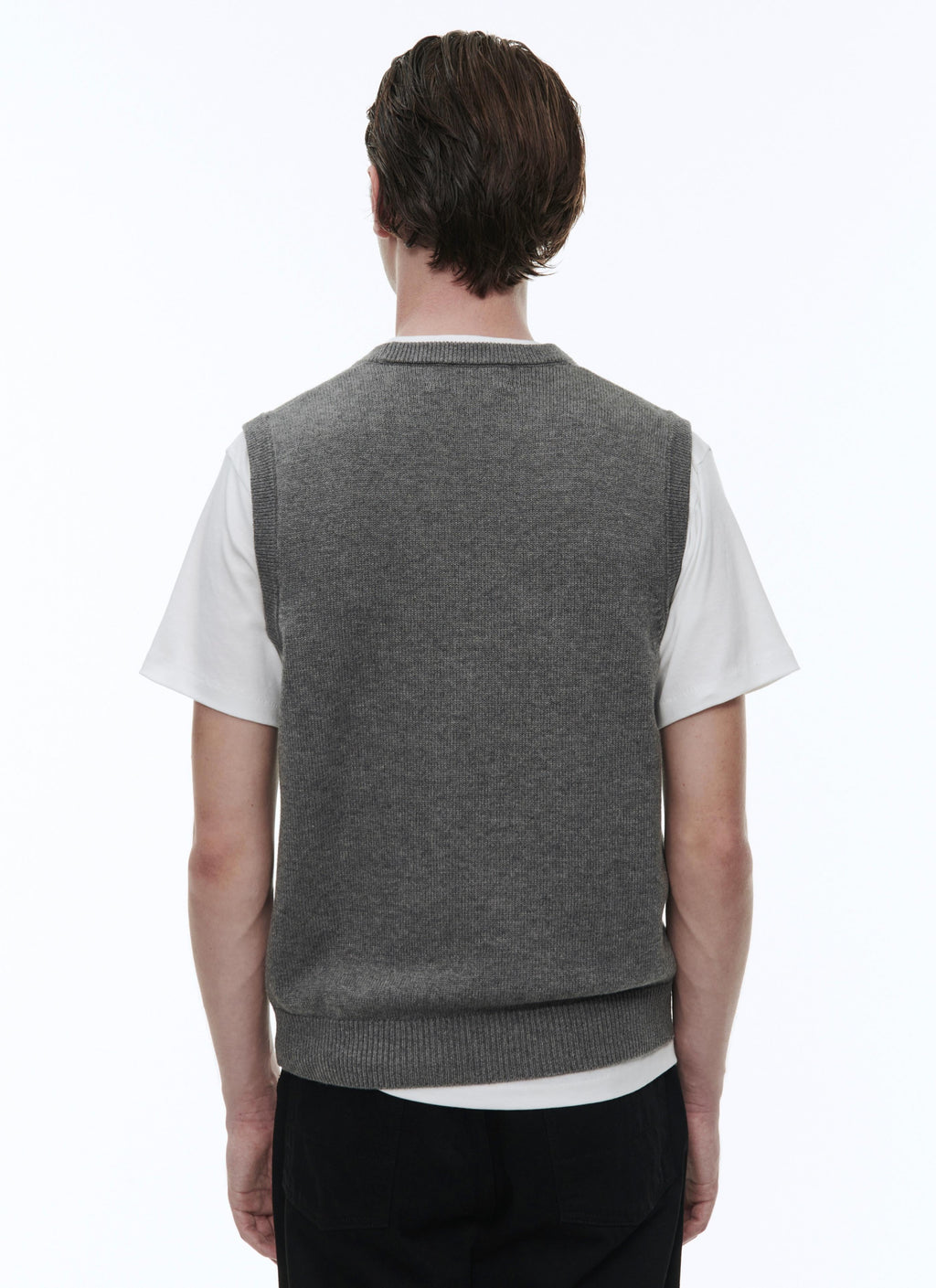 Fursac - Pull "Comics" En Laine Et Coton - Gris Moyen - Homme