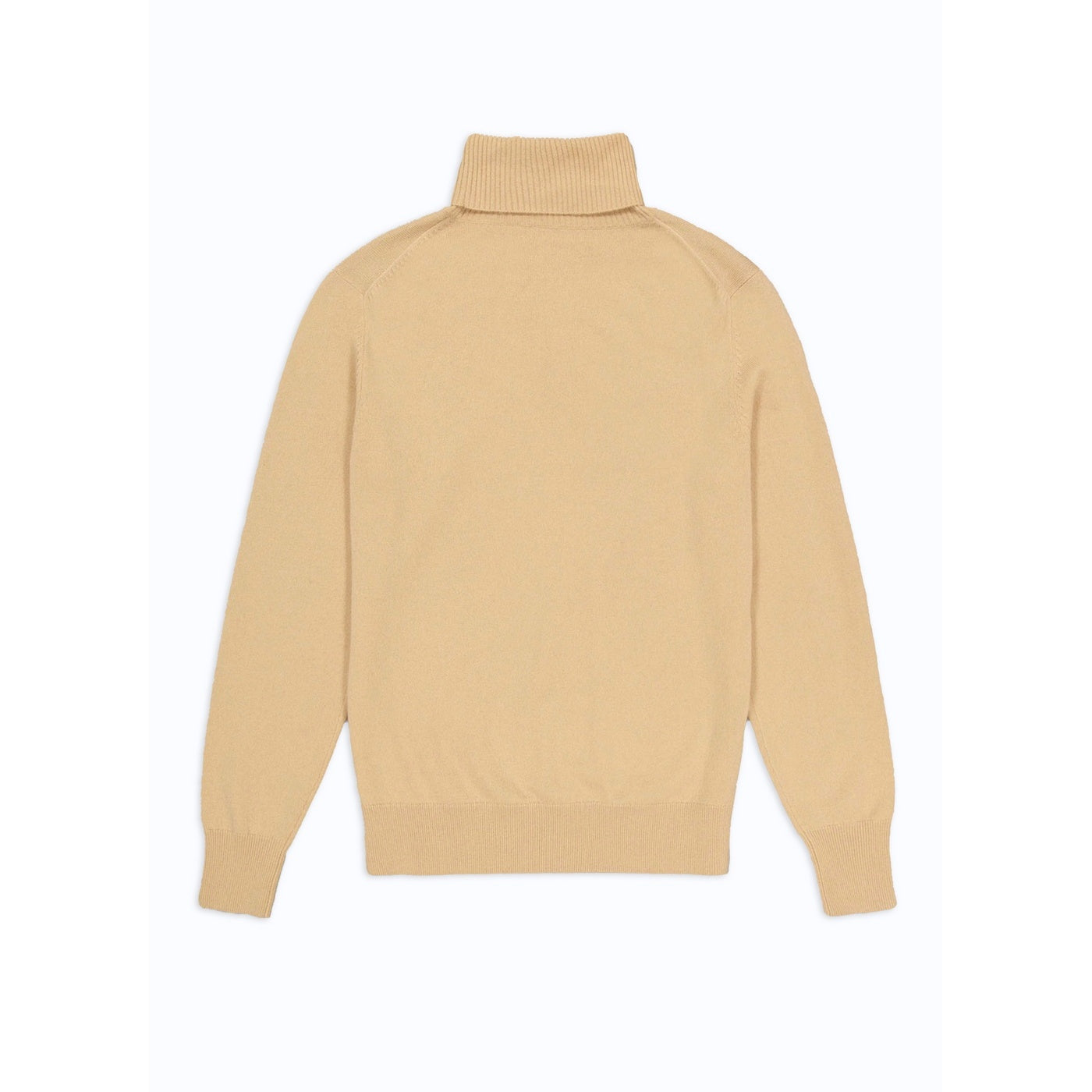 Fursac - Pull Col Roulé En Laine Et Cachemire - Beige