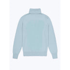Fursac - Pull Col Roulé En Laine Et Cachemire - Bleu