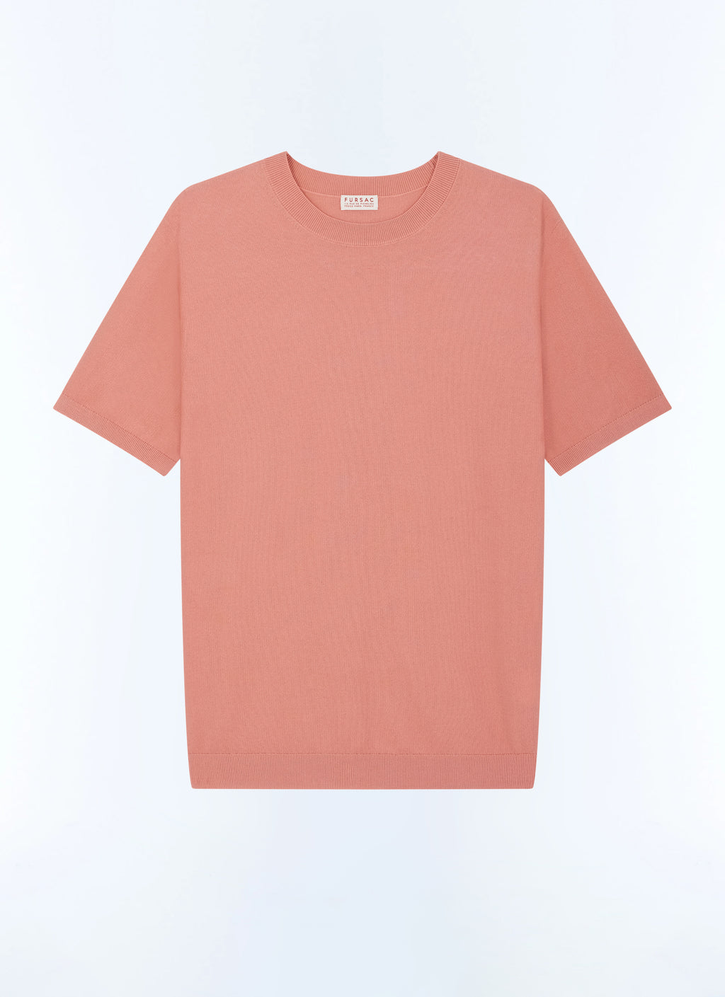 Gebreid T-shirt - Roze