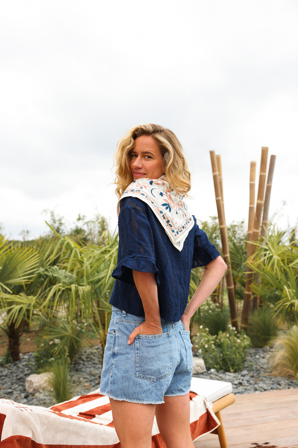 Foulard Adulte Delhi Prusse