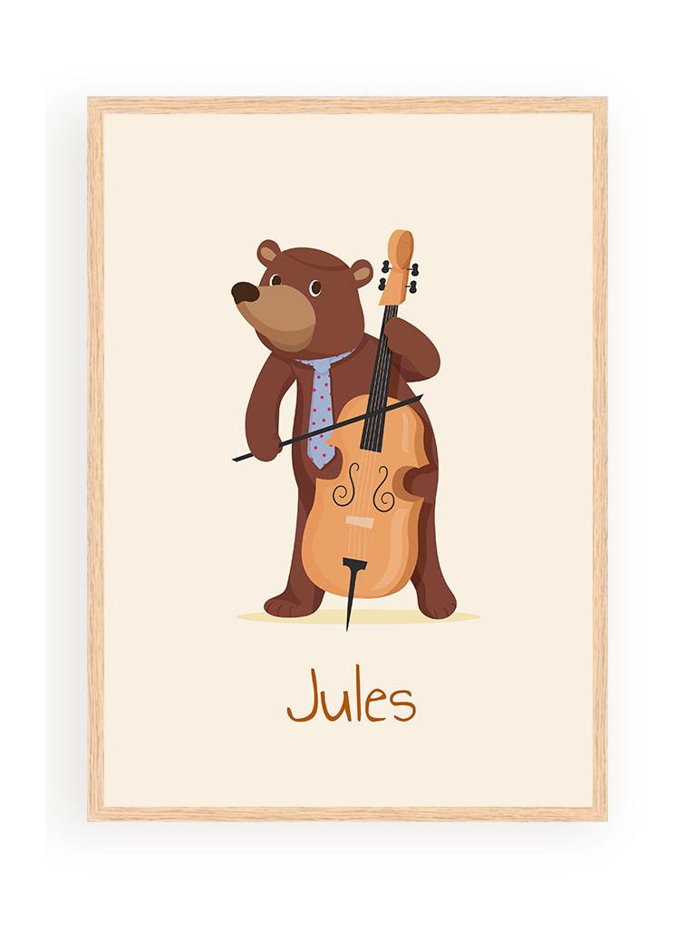 Personalized Posters - Musicians Animals