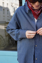 Sobrecamisa Lou Rayas Marino