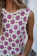 Top Crochet Emery - Rose
