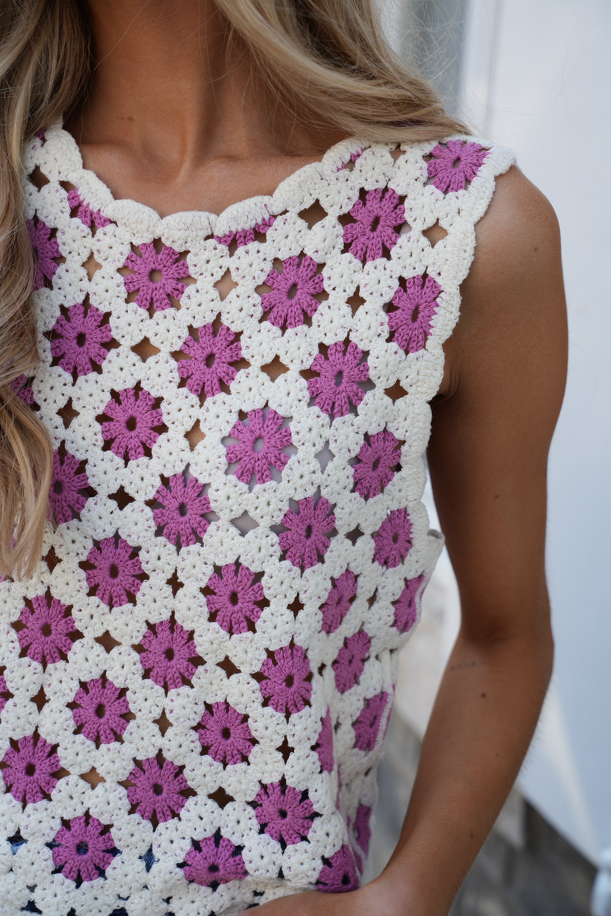 Top Crochet Emery - Rose