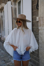Blouse Fluide Lucia - Blanche
