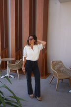 Brune beige mini blouse