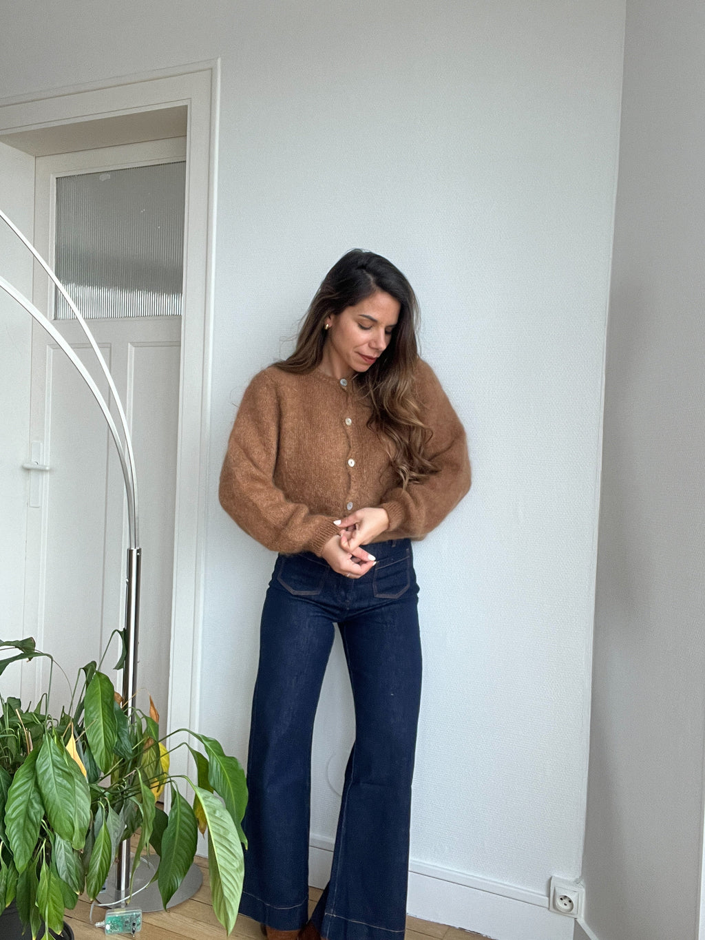Wollen trui Bianca camel