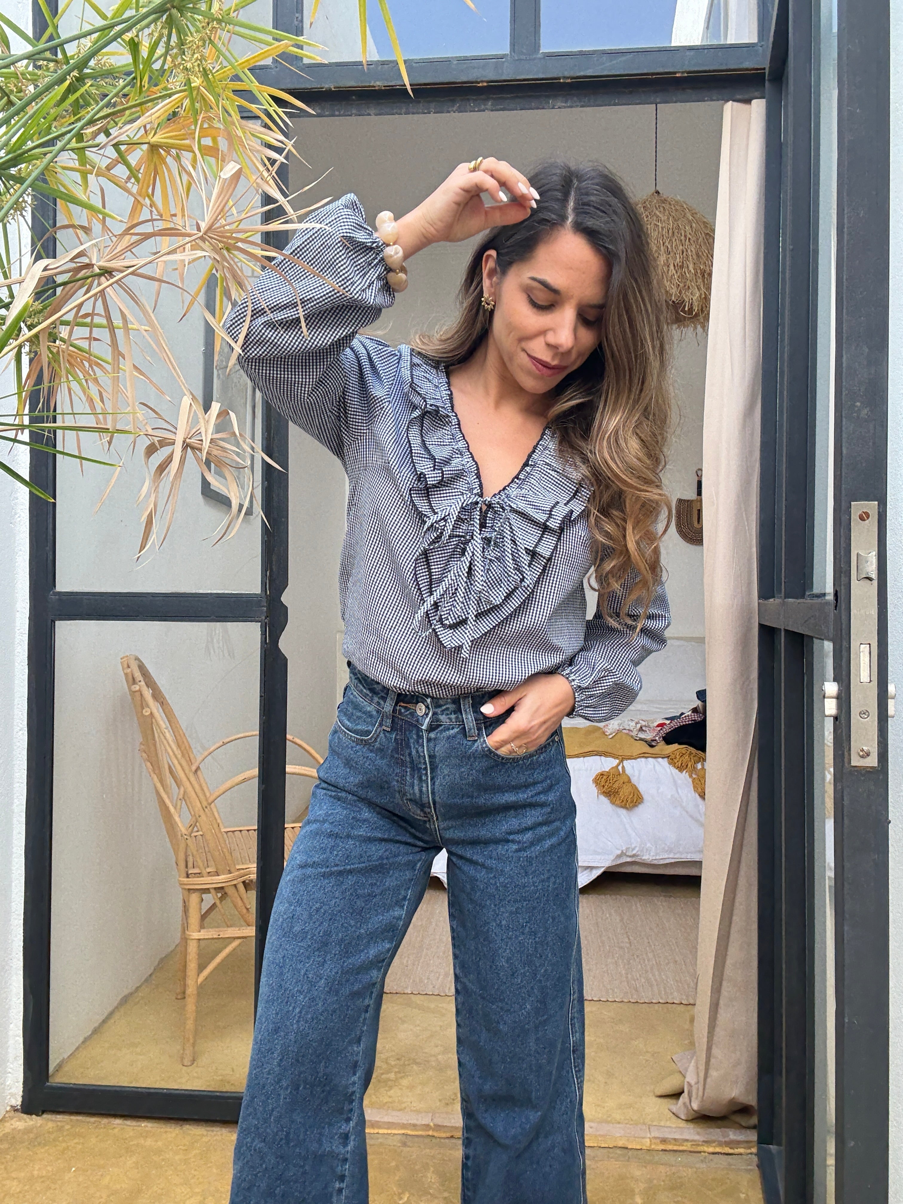 Blouse Stella Vichy Bleu Marine