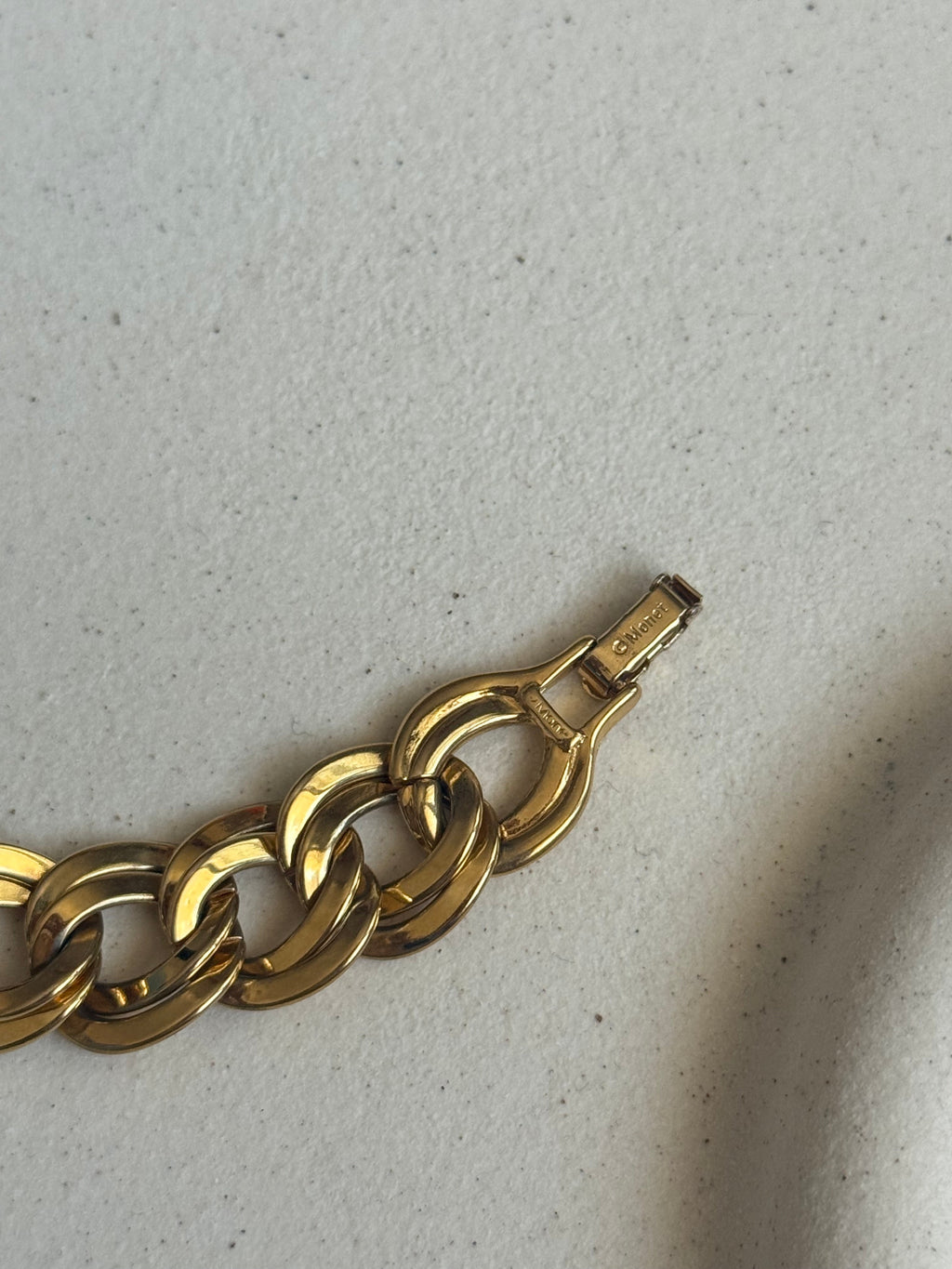 Bracelet Monet Vintage - Maille Dorée