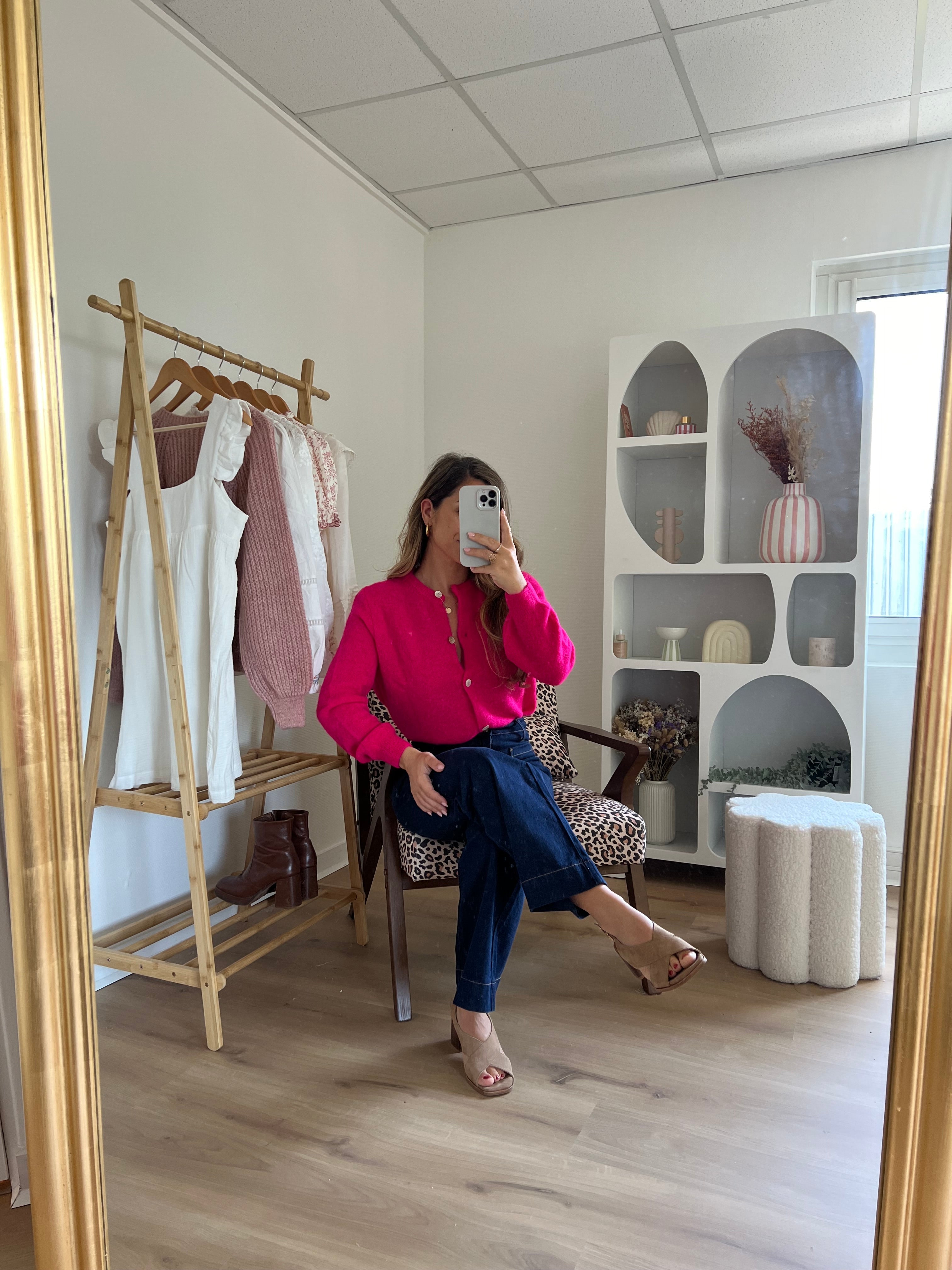 Fuchsia Léonie Wool Knitwear