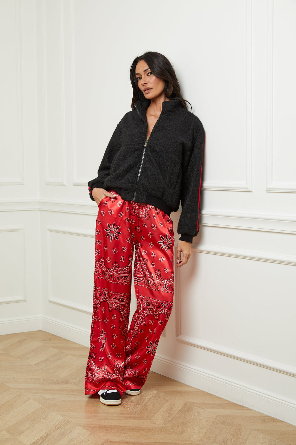 Bandana Trousers - Red