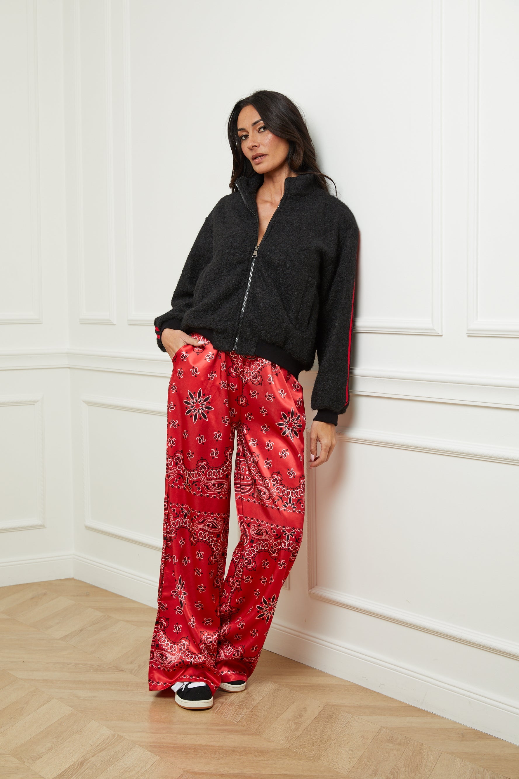 Bandana Trousers - Red