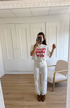 T-Shirt Amor, Pasta, Wine