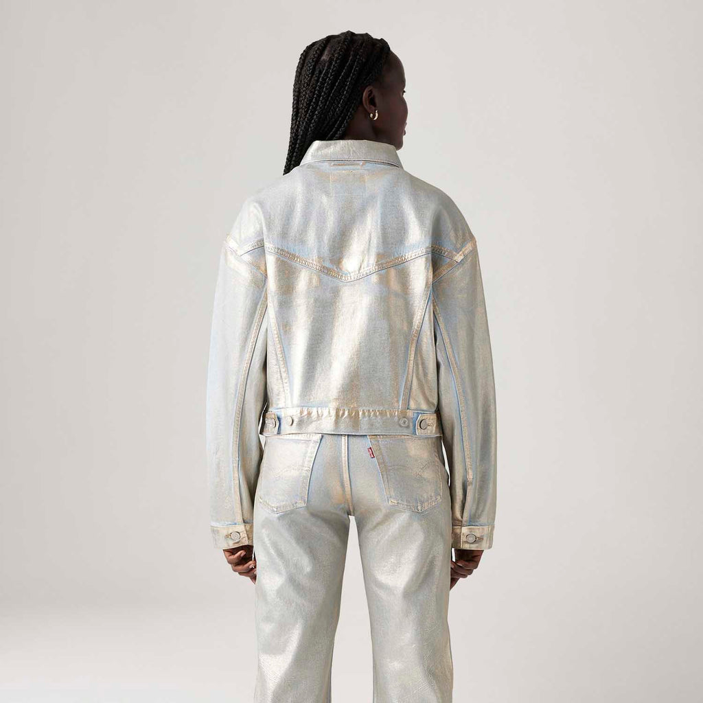 Veste En Jean Levi's Shrunken 90'S Argenté