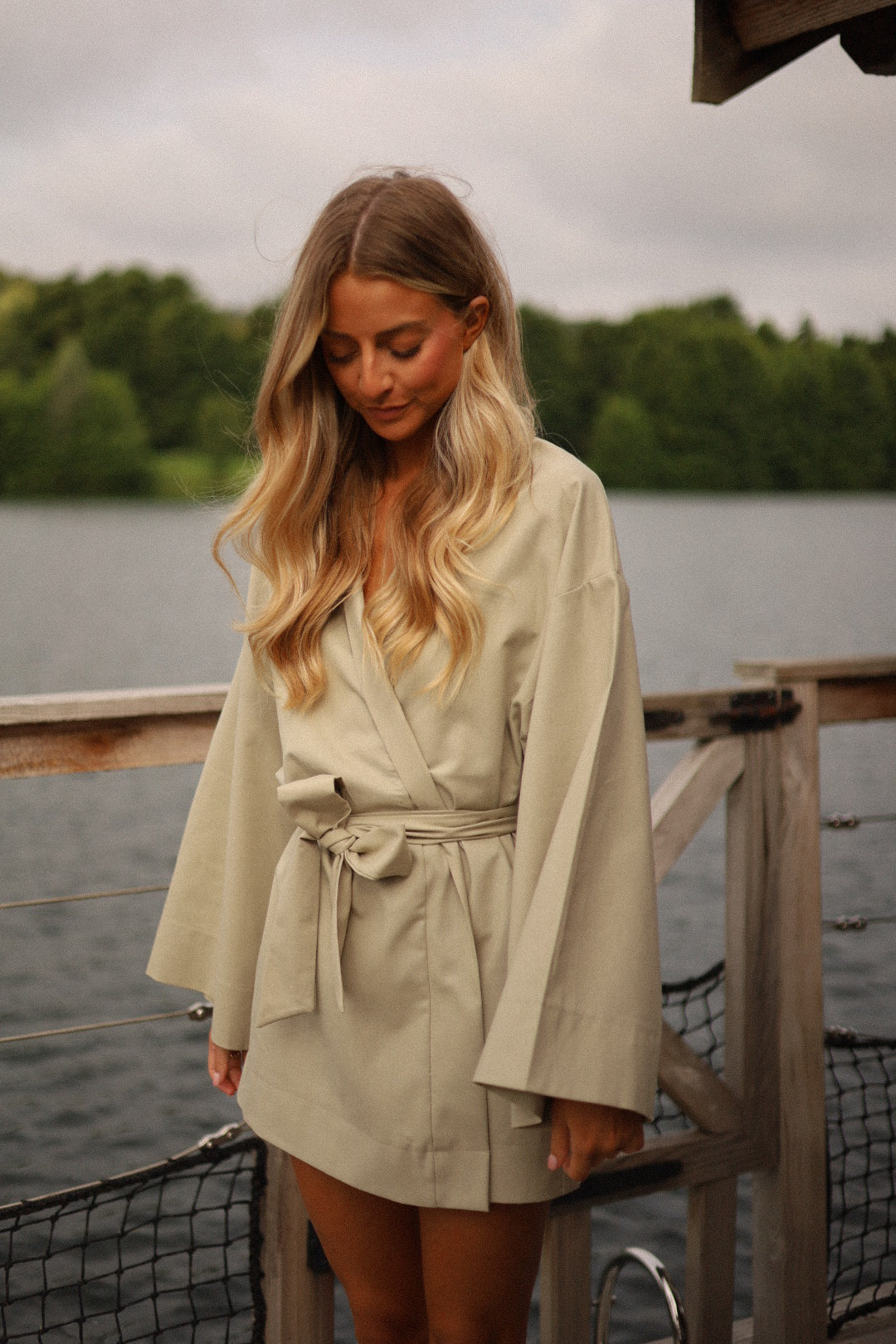 Robe Cache Cœur Marcy - Kaki