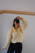Blouse Brune Jaune Pâle