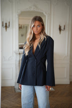 Blazer Cintré Chelsy - Marine