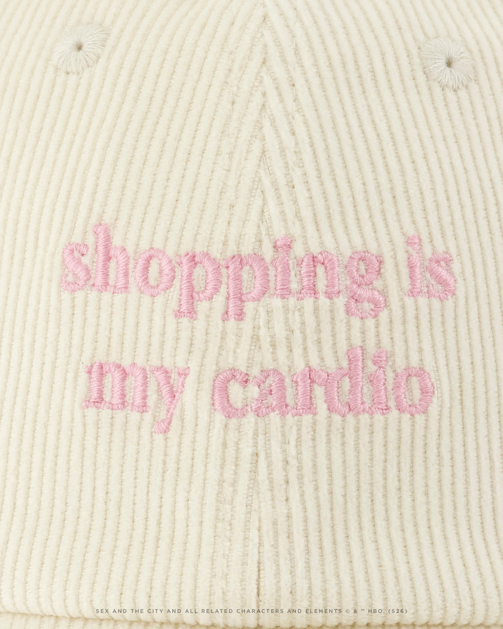 "Shopping Is My Cardio" Satc X Mlb Beaumont Cap