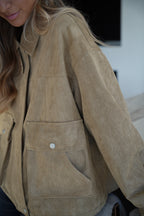 Veste Suédée Rebeca - Beige