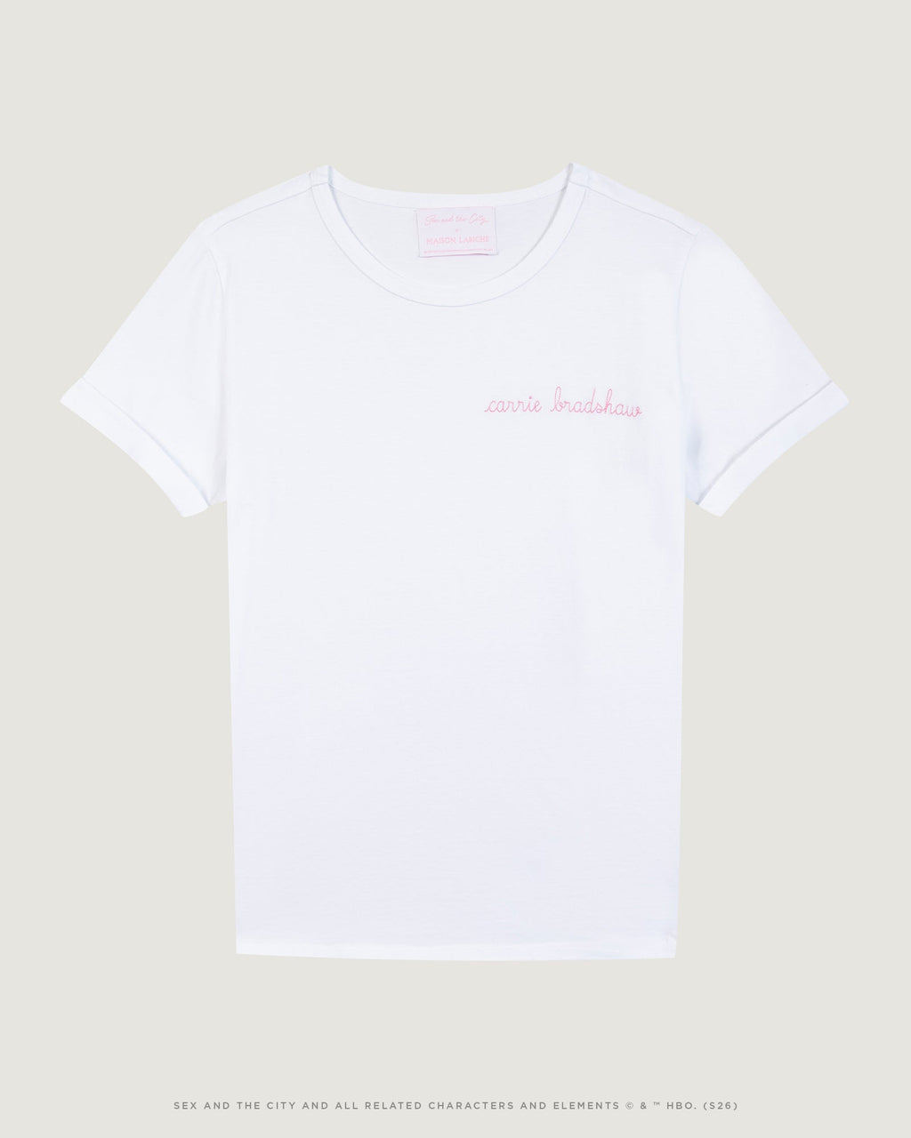 T-Shirt "Carrie Bradshaw" Satc X Mlb Poitou