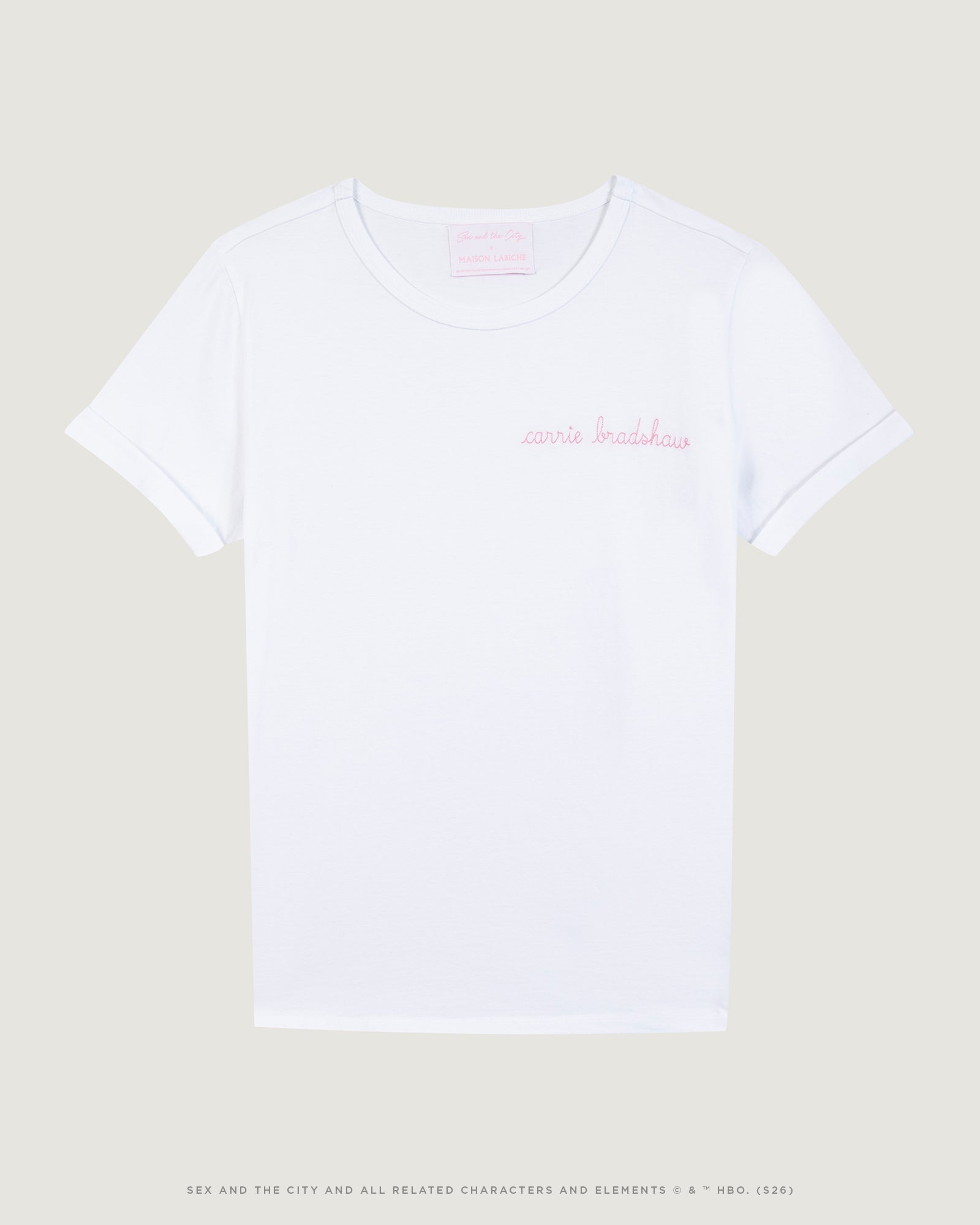 T-Shirt "Carrie Bradshaw" Satc X Mlb Poitou